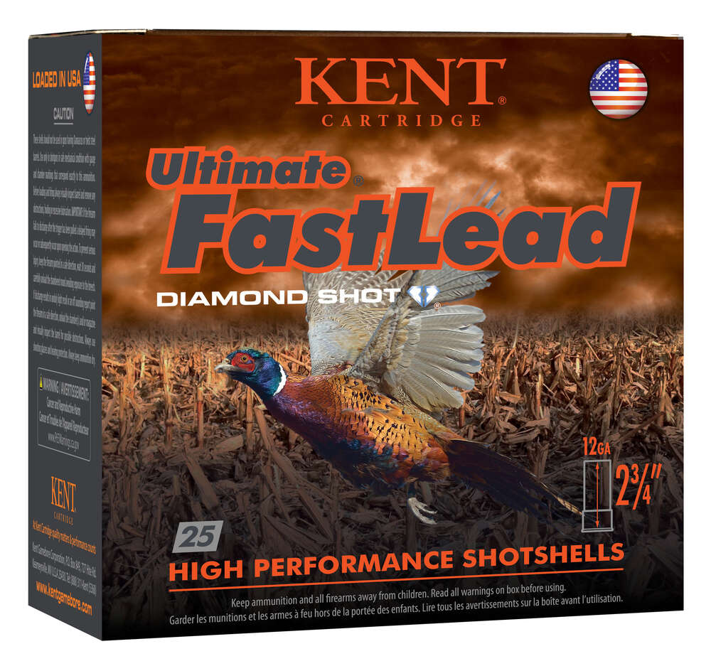 Ammunition Kent Cartridge 1 3/8 oz 12Gauge KENT K122UFL406 FAST LD1 12G 2.75 6SHT 1-3/8 25/10 • Model: 1 3/8 oz